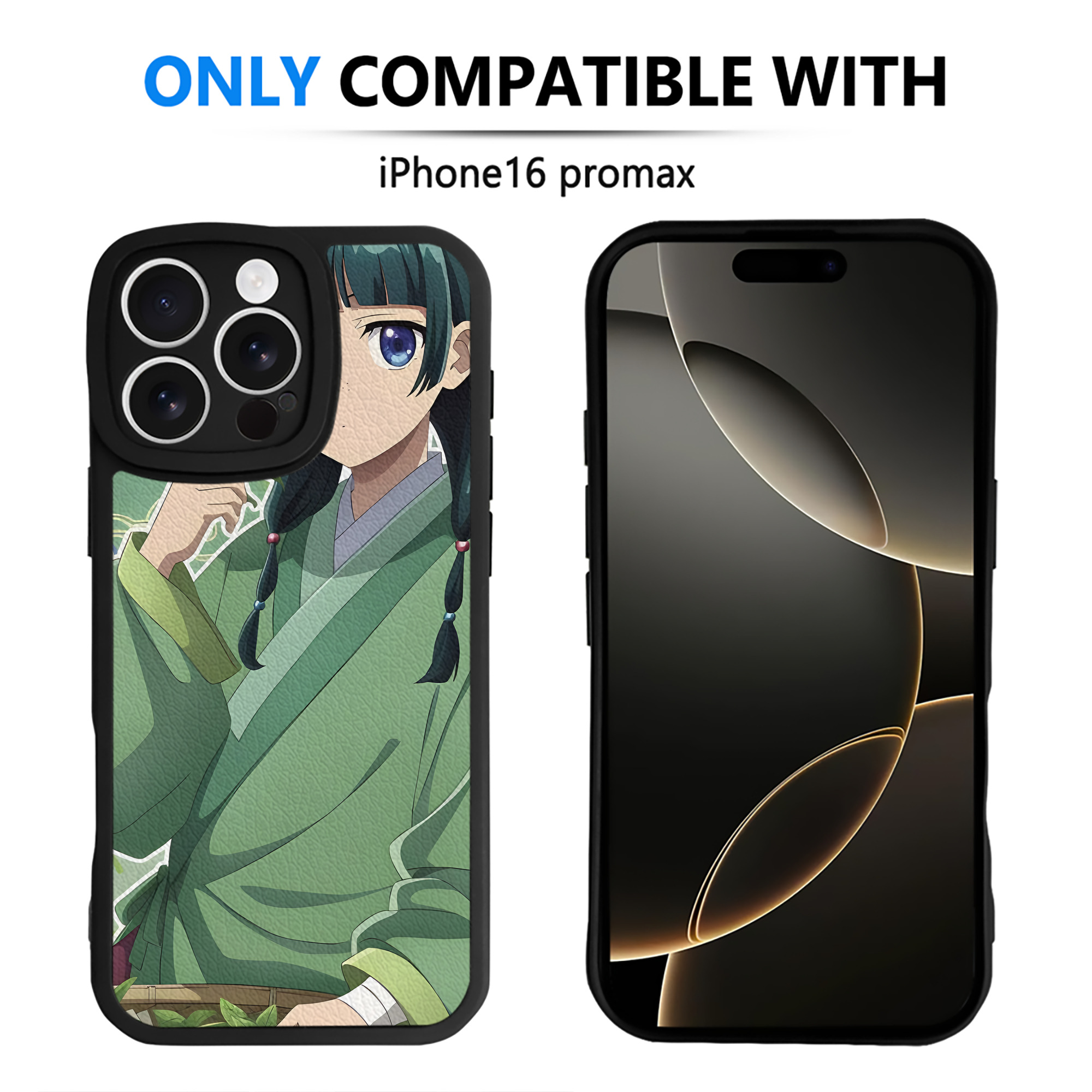 （画像用） 薬屋のひとりごと The Apothecary Diaries 【iPhone 16シリーズ対応】シリコンスマホケース（レザー調） 材質：シリコン